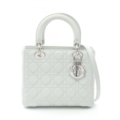 クリスチャンディオール LADY DIOR レディディオール カナージュ ハンドバッグ バッグ レディース
