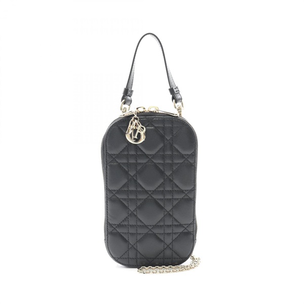 ディオール LADY DIOR レディディオール フォンホルダー カナージュ ハンドバッグ バッグ レディース S0872ONMJ_M900 - Image 1