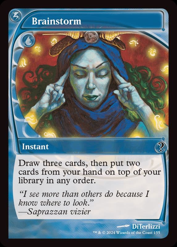 (FOIL)渦まく知識/Brainstorm《英語》【Reprint Cards(Mystery Booster2)】 - TCG