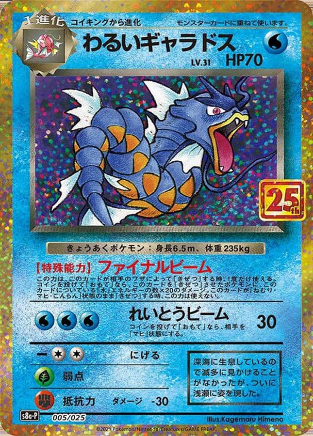 〔状態B〕わるいギャラドス(25th)【P】{005/025} - TCG