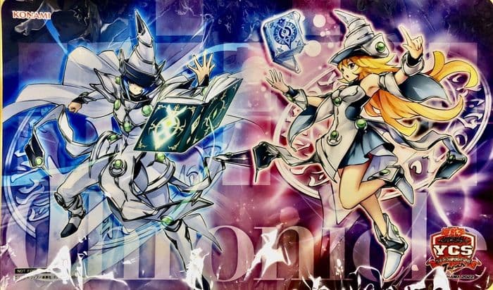 プレイマット『クロニクルマジシャン&クロニクルソーサレス(YCSJ2022YOKOHAMA)』【-】{-}《プレイマット》 - TCG