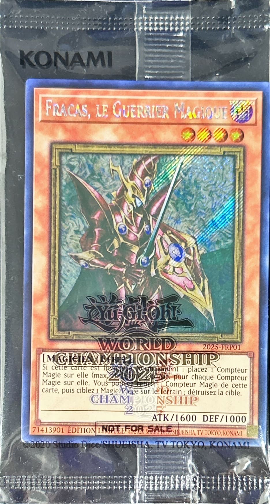 〔状態A-〕(未開封)魔導戦士ブレイカー/FracasleGuerrierMagiqu【シークレット】{2025-FRP01}《モンスター》 - TCG